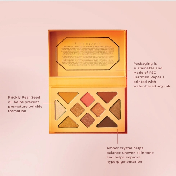 NEW - ĀTHR Beauty DESERT SUNSET EYESHADOW PALETTE - Picture 3 of 3